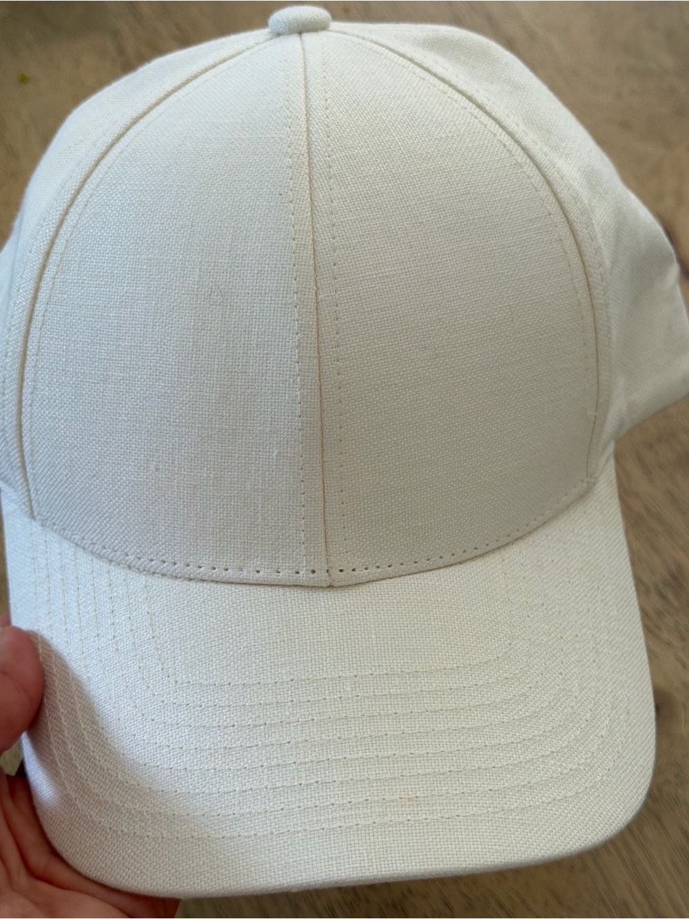 Varsity headwear Angelicco White legacy linen Baseball Cap size L